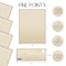 Better Office Products Vintage Airmail Stationery Paper Set, 50 Lined Sheets+50 Env, Letter Size 8.5in. x 11in. 100PK 63906 - alternate 2